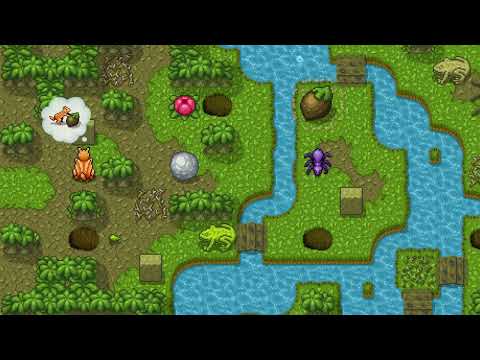 Sokoban Game: Puzzle in Maze Video