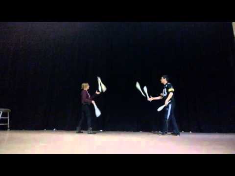 Pass Go Juggling - 6 club passing sequence