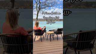 5-Piece Outdoor  Furniture Set,  Patio Conversation Set #homeguide #summerdiy#homesandgardens