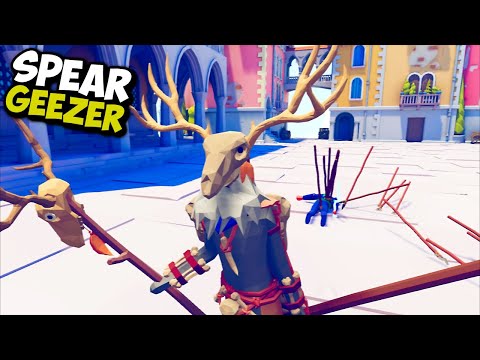 Magic?! Spear Geezer vs Every Faction #3 - TABS MODS GAMEPLAY