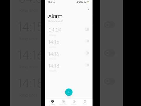 How to set Alarm ⏰ on realme Android