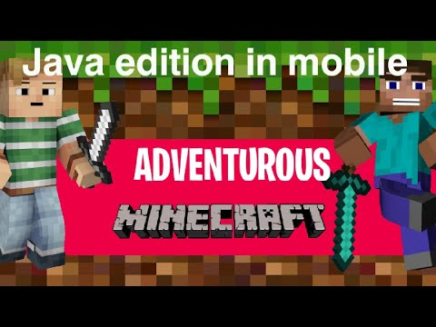Java edition in mobile 😍 | Exploration minecraft adventurous