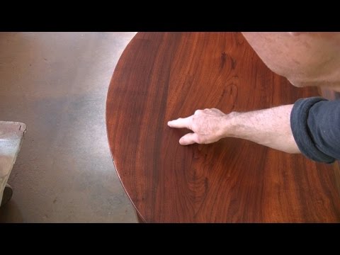 Repairing a Round Table Top - Thomas Johnson Antique Furniture Restoration