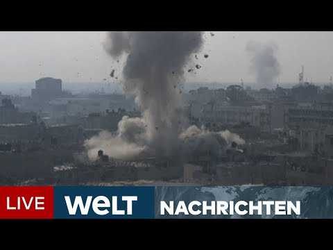 KRIEG IN NAHOST: Massive Schläge gegen Hamas-Terror! Israel verlagert Fokus in Gaza I WELT STREAM