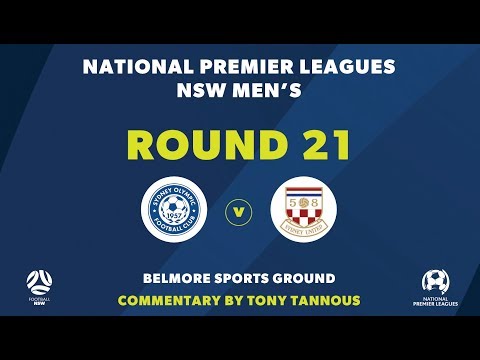 NPL NSW, Round 21, Sydney Olympic FC v Sydney United 58 FC #NPLNSW