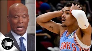 Reacting to Trae Young's ejection for staring: 'This is just ridiculous' | The Jump