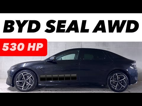 BYD SEAL AWD 3.8S - TOP SPEED DRIVE ON GERMAN AUTOBAHN / Acceleration / Max Energy Consumption