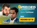 Nepo v Arjun! World Champion Challenger v Indian Prodigy | Speed Chess Championship 2023 !coinbase