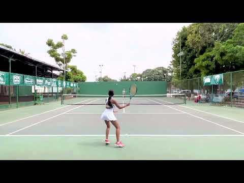 Eilym Gómez tennis recruiting video.