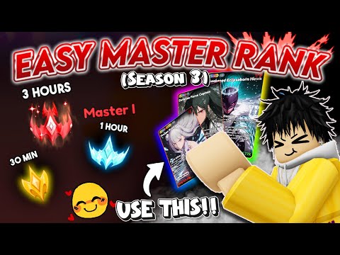EZ TEAM RECOMMENDATION FOR MASTER RANK!! SEASON 3 in Anime Card Clash!