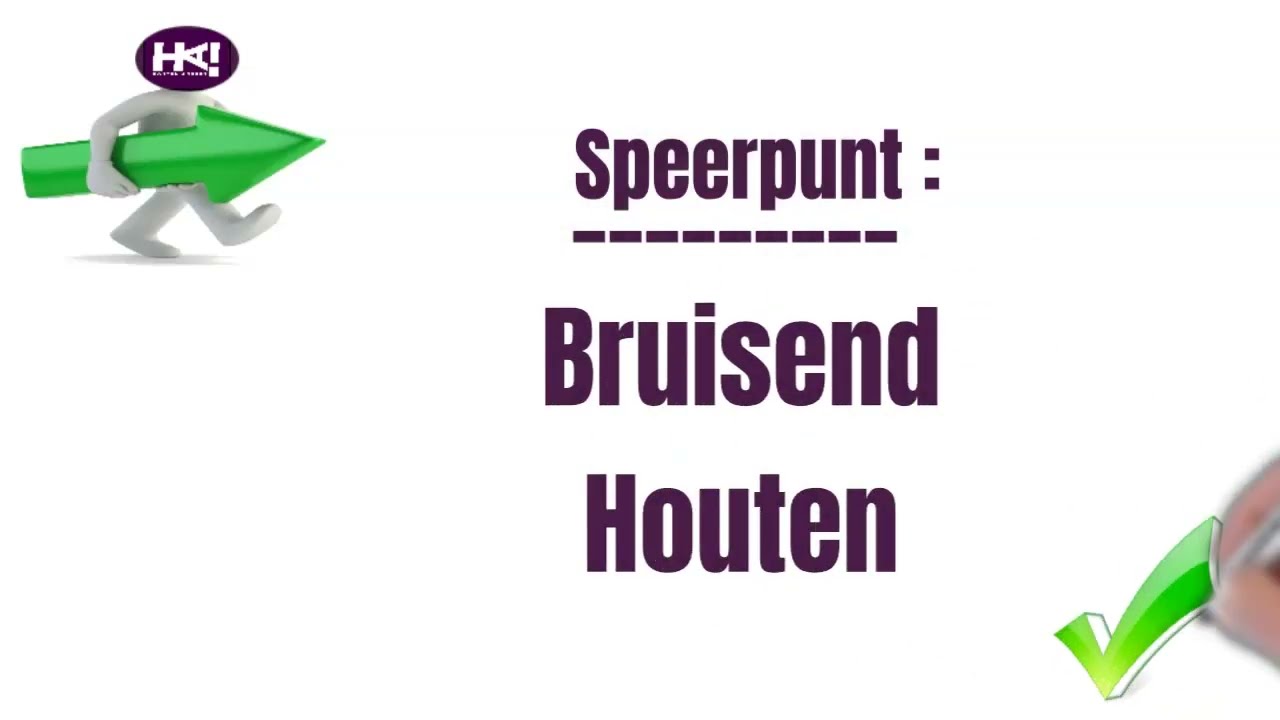 Speerpunt HA!: Bruisend Houten