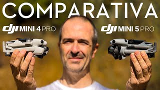 DJI MINI 5 PRO vs MINI 4 PRO - ¿Merece la pena ACTUALIZAR? | COMPARATIVA A Fondo