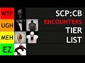 SCP Containment Breach ENCOUNTERS TIER LIST