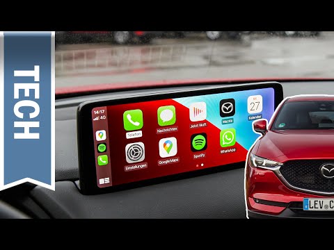 Neues 10,25 Zoll Infotainment im Mazda CX-5: Apple CarPlay, Navigation & 360 Grad Monitor im Test