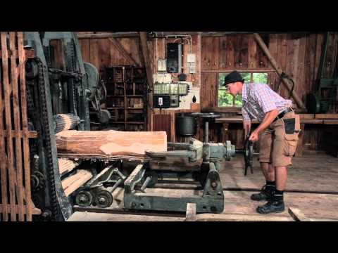 Arbeiten im Sägewerk