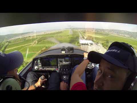 Landing in Portorož Airport LJPZ