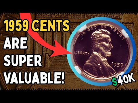1959 Penny Value - The First Memorial Cent
