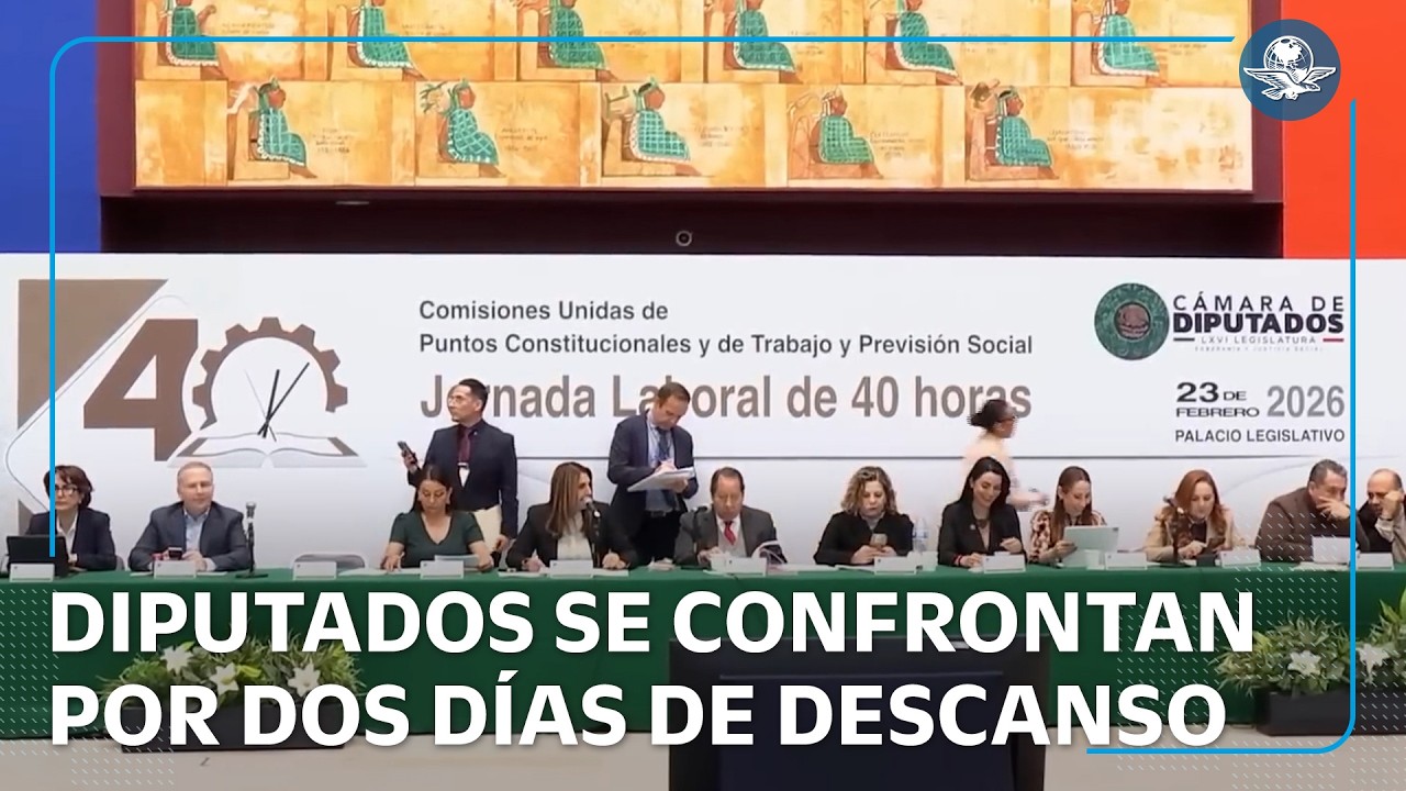 Jornada laboral de 40 horas y un día de descanso avanza en Diputados