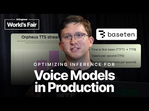 Optimizing inference for voice models in production – Philip Kiely, Baseten