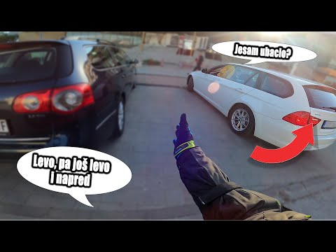 NOVOPEČENI BMW VOZAČ NE ZNA DA UBACI U RIKVERC | *gori Tvrdjava*