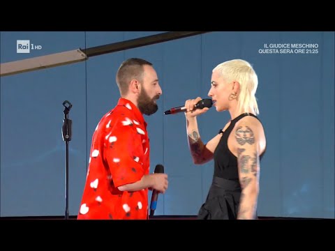 Coma_Cose con "Fiamme negli occhi" - Domenica In 21/03/2021