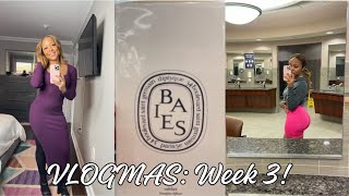 VLOGMAS: WEEK 3!! Christmas shopping, Working out, Hair and Nail appt. & more!