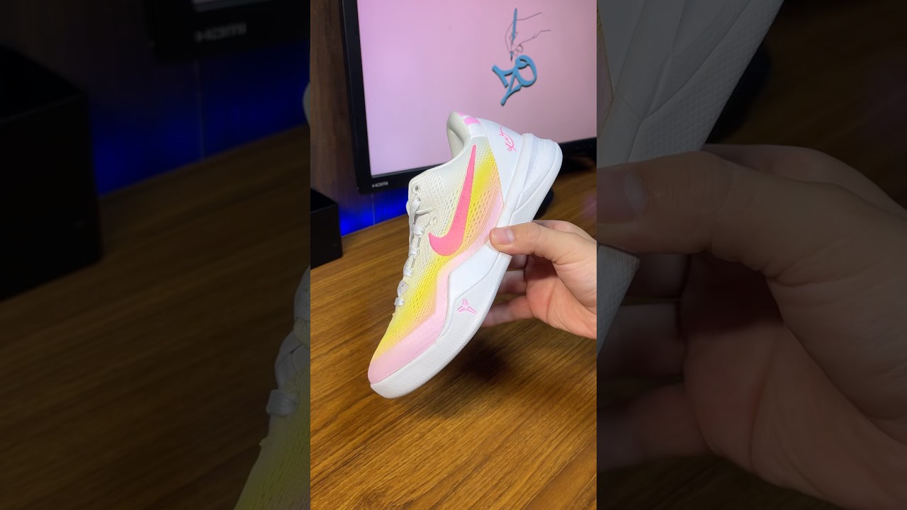 Kobe 8 custom 🍋🌸　#custom #sneakers #customshoes  #kobe #kobe8 #shorts #short