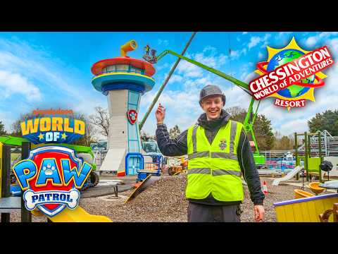 World of PAW Patrol Construction Vlog! | CHESSINGTON World of Adventures