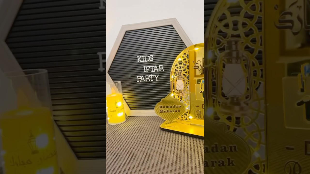 🌙 Kids’ Iftar Party 2025 | Fun, Food & Ramadan Joy! | #shorts