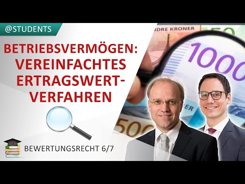 Valuation of companies/businesses: Simplified income approach | Valuation law 6/7
