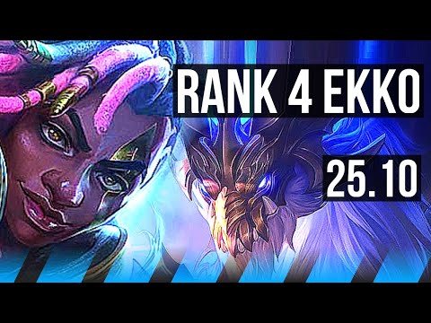 EKKO vs AURELION SOL (MID) | Rank 4 Ekko, 7/0/3, 700+ games, Godlike | VN Challenger | 25.10