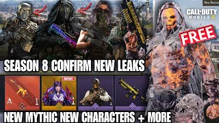 SEASON 8 CONFIRM NEW MYTHIC||NEW DMZ FREE REWARDS||NEW LEGENDARY GUNS||ALL CHARACTERS CODM2026 LEAKS