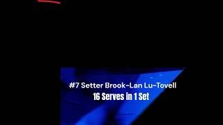 16 Serves in a Row - Brook-Lan Lu-Tovell, #7, Fog Rage @ JVA West Coast Cup U15 Tournament