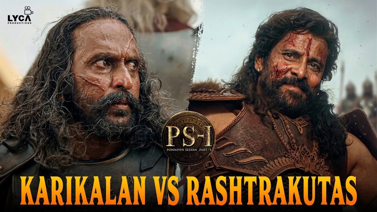 PS1 Movie Scene - Aditha Karikalan Defeats Rashtrakutas | Ravi Mohan | Karthi | Vikram | Lyca