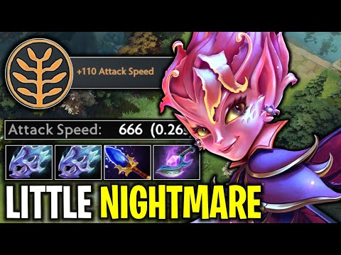 MACHINE GUN IS REAL +666 MAX ATTACK SPEED AGHANIM SCEPTER DARK WILLOW | DOTA 2