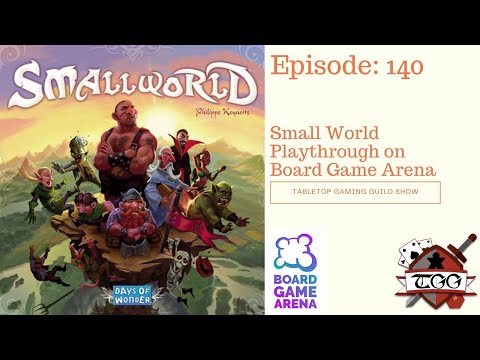 Small World Playthrough on Board Game Arena