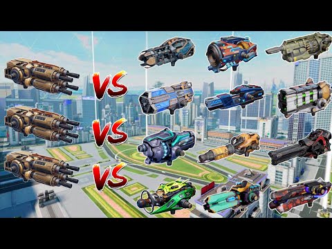 WR🔥 New Weapon Regulator VS All Weapons Comparison |WAR ROBOTS|