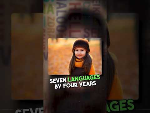 She could speak 7 languages by 4 years old 🤯#belladevyatkina #polyglot #bilingual