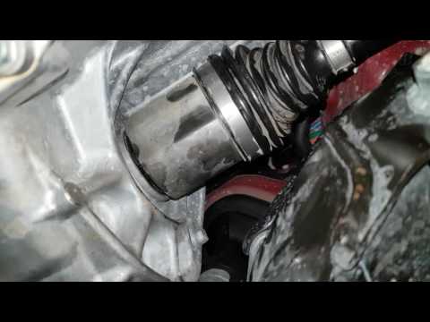 inner CV joint I can wiggle it around in the trans