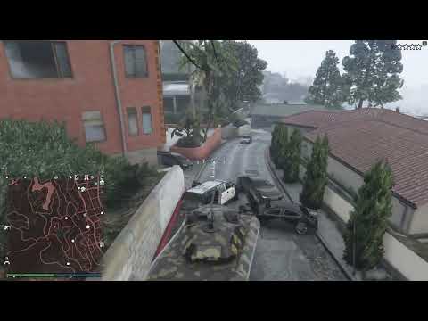Grand Theft Auto V Online - Khanjali VS Cops
