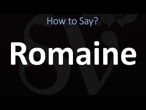 How to Pronounce Romaine? (CORRECTLY)