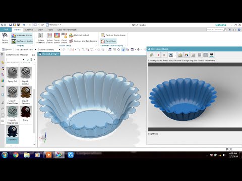#NX CAD #Advanced Surface Tutorial #Bowl Modeling #tutorial
