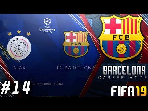 FIFA 19 Barcelona Career Mode EP14 - Champions League Knockout Rounds Begin!!