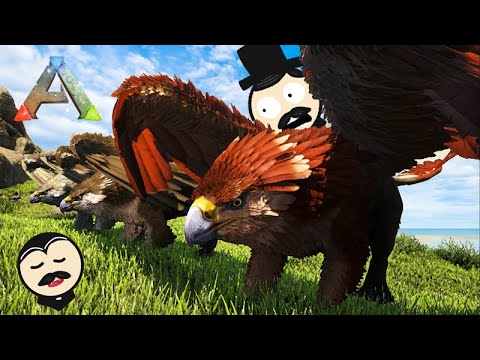 Fui domar meu GRIFO com os amigos  -  ARK LOST ISLAND