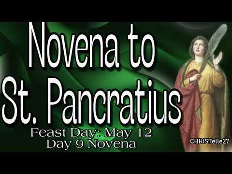 St. Pancratius Novena : Day 9 [Patron of Children, Jobs, Health, Cramps, Headaches, Perjury]