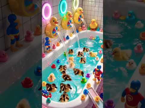 Cutest Chaos Ever: Ducks Take Over the Tub! 🦆💦” #funny #cute #duck #shorts #short #viral #video #yt