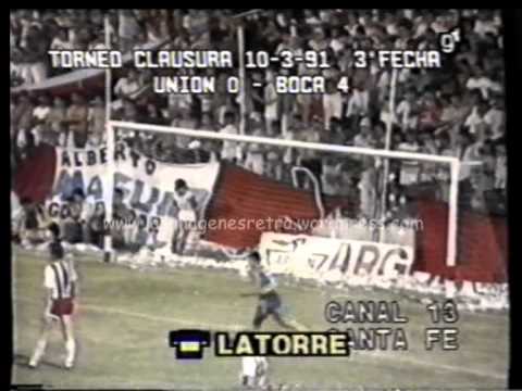 Union 0 - Boca 4 (Clausura 1991)