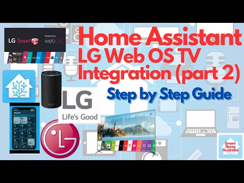 Home Assistant LG WebOS TV Integration - Buttons