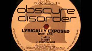 Obscure Disorder - Lyrically Exposed (Part One) (Dirty)