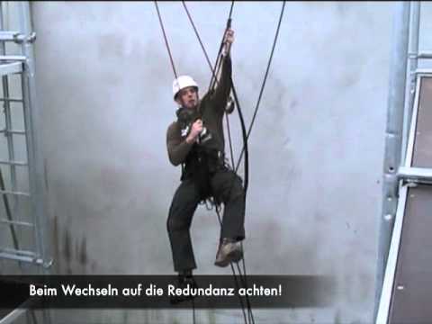 Industrieklettern Ausbildung Level 1 - vertikale Techniken - Seilstreckenwechsel